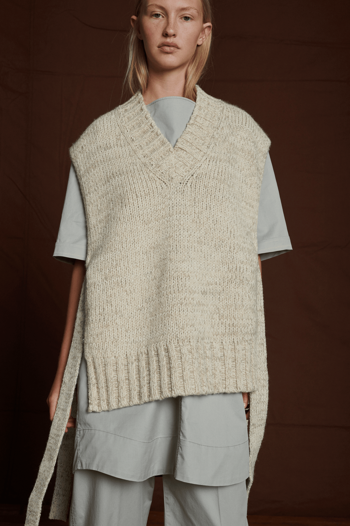 Pull Amani - Écru - Femme vue 1