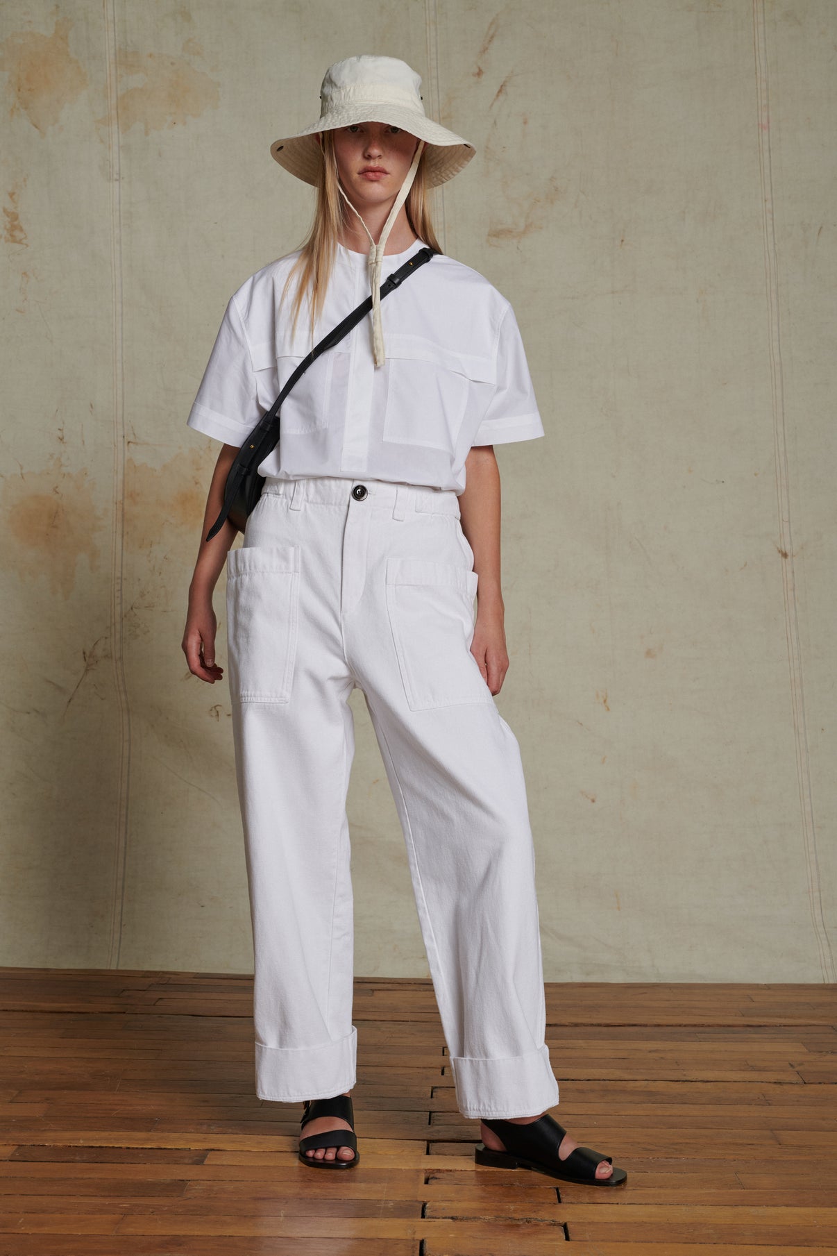 Jean Andorre - Blanc - Coton - Femme vue 1