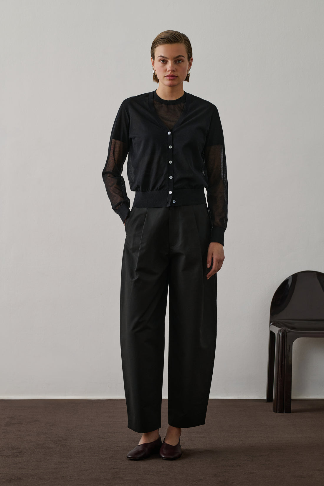 Cardigan Etretat - Noir - Femme