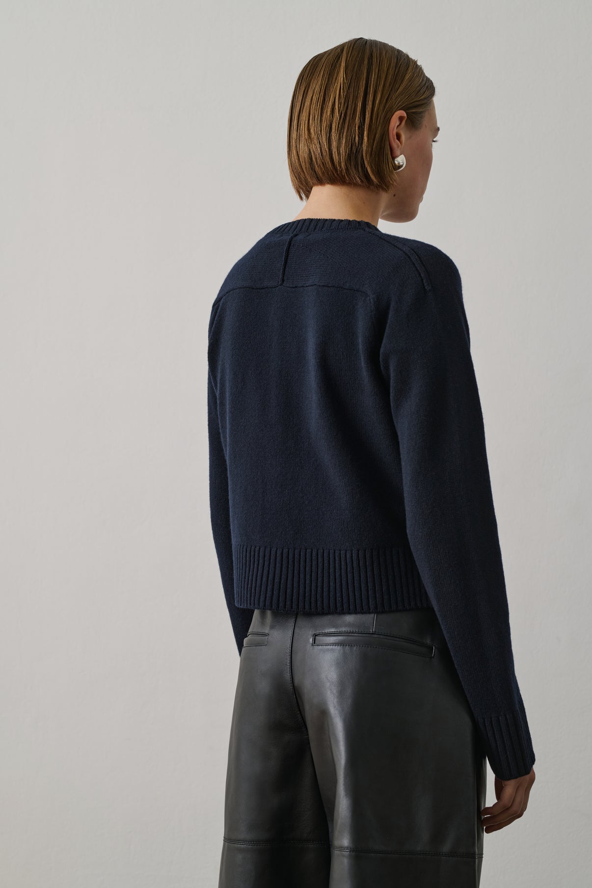 Cardigan Virginia - Navy - Laine - Femme vue 2