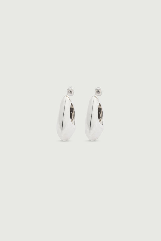 Boucles d'oreilles Maxi - Argent - Ligne Plate - Femme