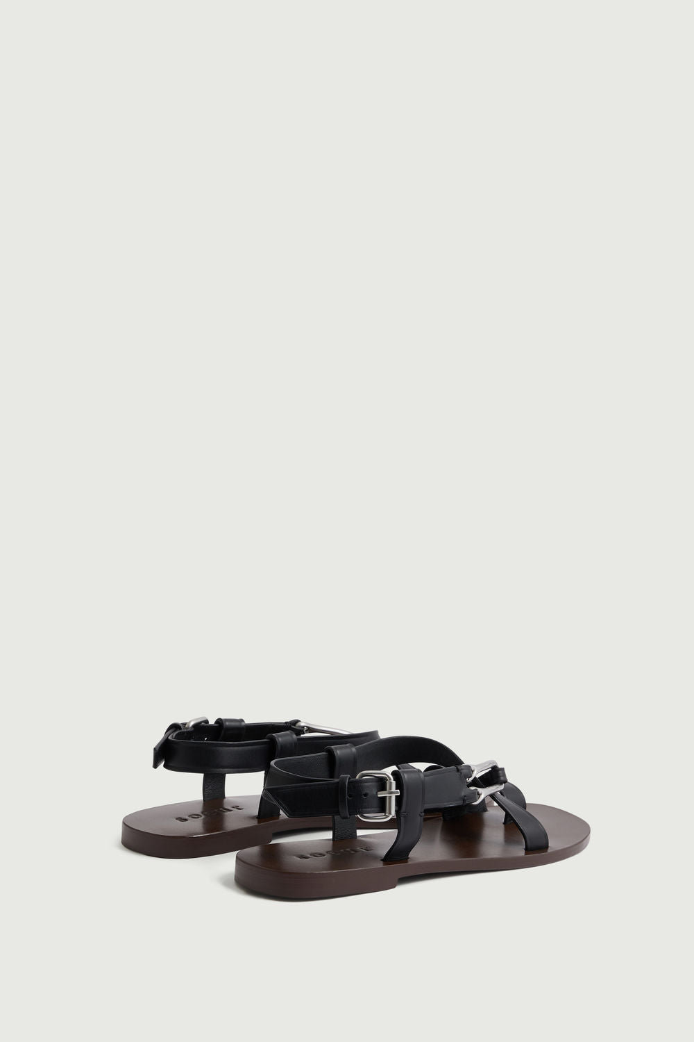 Sandales Cordoue - Noir - Cuir - Femme